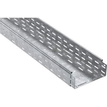 Лоток IEK ESCA CLP10-080-300-3-M-HDZ перфорированный, 80х300мм L=3000мм, материал корпуса - сталь толщиной 0.8мм, покрытие - горячее цинкование (кратно 12м)