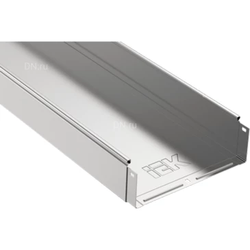 Лоток IEK ESCA CLN10-100-300-120-3 неперфорированный, 100х300мм L=3000мм, материал корпуса - оцинкованная сталь толщиной 1.2мм (кратно 3м)