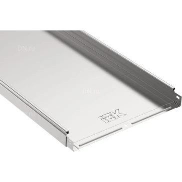 Лоток IEK ESCA CLN10-080-400-3 неперфорированный, 80х400мм L=3000мм, материал корпуса - оцинкованная сталь толщиной 1.0мм (кратно 6м)