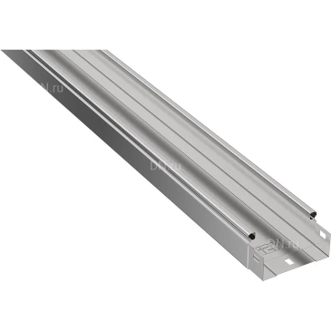 Лоток IEK ESCA 3 ES3-20-050-100-3-045 неперфорированный, 50х100мм L=3000мм, материал корпуса - оцинкованная сталь толщиной 0.45мм (кратно 3м)