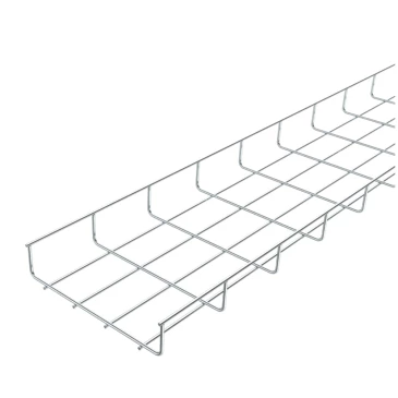 Лоток IEK NESTA NE-30-050-200-3-38 проволочный, 50х200мм L=3000мм, диаметр проволоки 3.8мм, материал корпуса - оцинкованная сталь (кратно 6м)