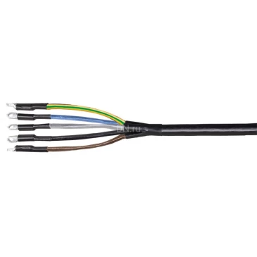 Муфта кабельная IEK ПКВтп 5х150/240 концевая, количество жил - 5, сечение жилы - 150-240мм2, напряжение - 1000В, без болтовых наконечников, ПВХ/СПЭ изоляция UZM-XLK1-VN5-150240X