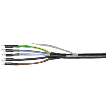 Муфта кабельная IEK ПКВтпбэ 5х35/50 концевая, количество жил - 5, сечение жилы - 35-50мм2, напряжение - 1000В, без наконечников, ППД, ПВХ/СПЭ изоляция UZM-XLBK1-VN5-3550XZ