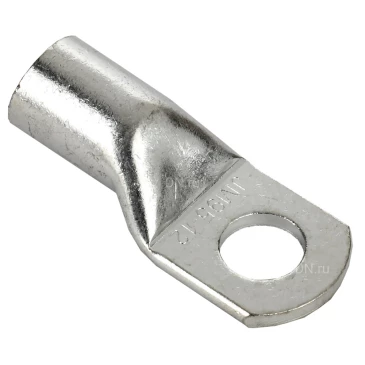Наконечник медный луженый IEK JGA-95-12 (ТМЛ), сечение проводника - 95мм2, диаметр отверстия для жилы - 13.7мм, упаковка - 5шт UNP10-31-O-095-012-05