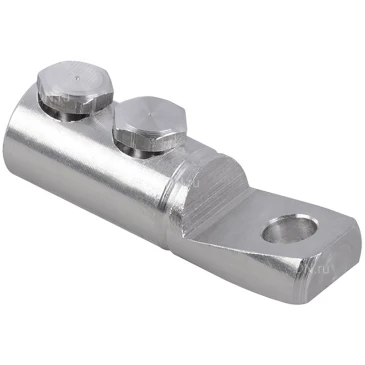 Наконечник болтовой IEK НК 150-240 35кВ, сечение проводника - 150-240мм2, диаметр отверстия - 13мм, количество в упаковке - 4шт. UNK-240-150-240-35KV-S