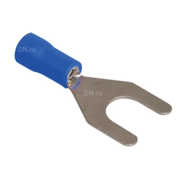 Наконечник IEK НВИ 2-6 вилка 1.5-2.5мм, диапазон сечений - 1.5-2.5мм2, диаметр отверстия - 6мм, упаковка - 20шт UNL10-4-D25-4-6