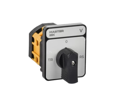 Переключатель кулачковый IEK MASTER MI-CS10-010-067-K02 10А, 4-позиционный, 2 полюса, напряжение питания 230/400/690B, степень защиты IP20