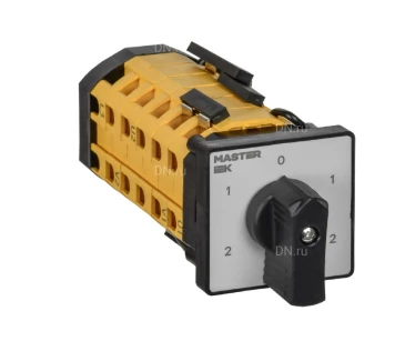 Переключатель кулачковый IEK MASTER MI-CS10-010-023 10А, 5-позиционный, 3 полюса, напряжение питания 230/400/690B, степень защиты IP20