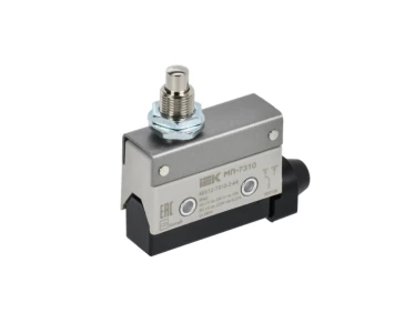 Микропереключатель концевой IEK KKV12-7311-2-64 элемент управления — роликовый эксцентрик, напряжение питания 10А, степень защиты IP40