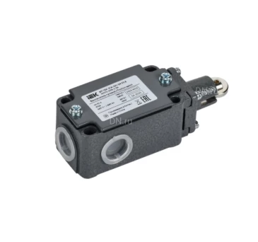 Выключатель путевой IEK ВП 15К-21А-221-54 У2.8 элемент управления — толкатель с роликом прямого действия, напряжение питания 0.8А, степень защиты IP54