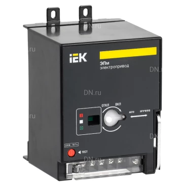 Электропривод IEK ЭПм-32е для автоматических выключателей ВА88-32 MASTER с электронным расцепителем, номинальное напряжение 220В SVA11D-EP-02