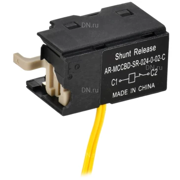 Расцепитель независимый IEK ARMAT 24В DC правый, типоразмер S, для автоматических выключателей ARMAT AR-MCCBD-SR-024-0-02-C