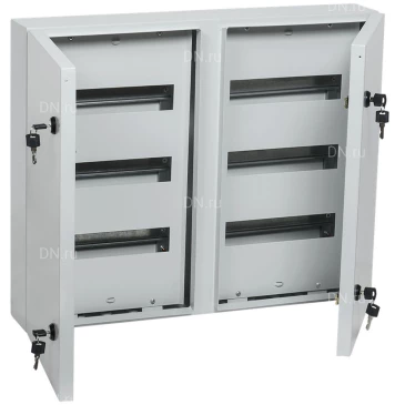 Корпус навесной IEK TITAN 3 ЩРн-72 120x660x540мм, модулей-72, рядов-3, глубина - 120мм, ширина - 660мм, высота - 540мм, IP54, материал - сталь, цвет - серый MKM11-N-72-54-Z