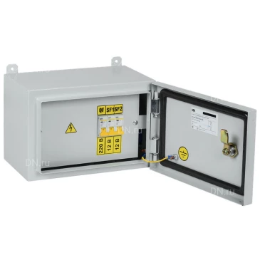 Ящик с понижающим трансформатором IEK ЯТП-0,25 230/12-3, цвет - серый, УХЛ2, IP54