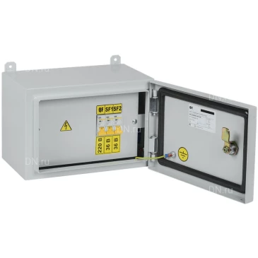 Ящик с понижающим трансформатором IEK ЯТП-0,25 230/36-3, цвет - серый, УХЛ2, IP54