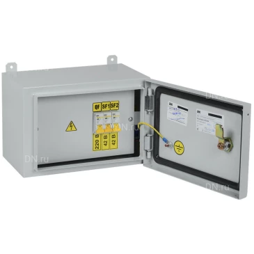 Ящик с понижающим трансформатором IEK ЯТП-0,25 230/42-3, цвет - серый, УХЛ2, IP54