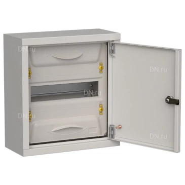 Корпус навесной IEK TITAN 5 ЩРн-12 (1х12) 140х310х335мм, металлический, IP31, цвет - серый TI5-50-N-012-31-7035