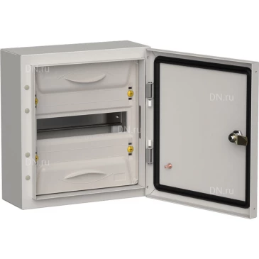 Корпус навесной IEK TITAN 5 ЩРн-12 (1х12) 140х310х335мм, металлический, IP54, цвет - серый TI5-50-N-012-54-7035