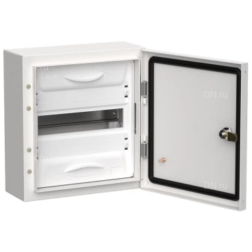 Корпус навесной IEK TITAN 5 ЩРн-12 (1х12) 140х310х335мм, металлический, IP54, цвет - белый TI5-50-N-012-54