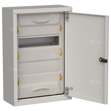 Корпус навесной IEK TITAN 5 ЩРн-24 (1х24) 140х310х460мм, металлический, IP31, цвет - серый TI5-50-N-024-31-7035