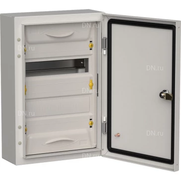 Корпус навесной IEK TITAN 5 ЩРн-24 (1х24) 140х310х460мм, металлический, IP54, цвет - серый TI5-50-N-024-54-7035