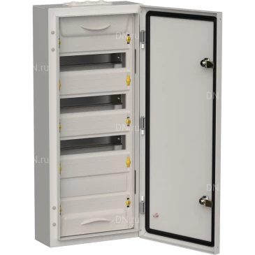 Корпус навесной IEK TITAN 5 ЩРн-48 (1х48) 140х310х710мм, металлический, IP54, цвет - серый TI5-50-N-048-54-7035