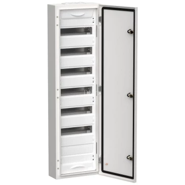 Корпус навесной IEK TITAN 5 ЩРн-84 (1х84) 140х310х1085мм, металлический, IP54, цвет - белый TI5-50-N-084-54