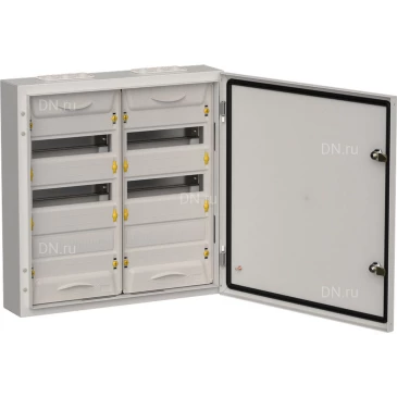 Корпус навесной IEK TITAN 5 ЩРн-72 (2х36) 140х570х585мм, металлический, IP54, цвет - серый TI5-50-N-2X036-54-7035