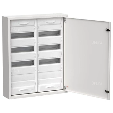 Корпус навесной IEK TITAN 5 ЩРн-96 (2х48) 140х570х710мм, металлический, IP31, цвет - белый TI5-50-N-2X048-31