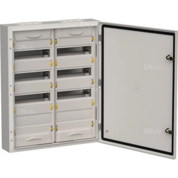 Корпус навесной IEK TITAN 5 ЩРн-96 (2х48) 140х570х710мм, металлический, IP54, цвет - серый TI5-50-N-2X048-54-7035