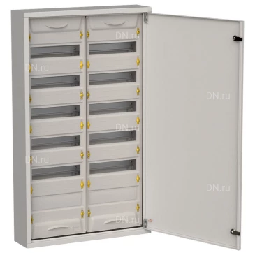 Корпус навесной IEK TITAN 5 ЩРн-144 (2х72) 140х570х960мм, металлический, IP31, цвет - серый TI5-50-N-2X072-31-7035