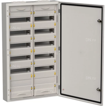 Корпус навесной IEK TITAN 5 ЩРн-144 (2х72) 140х570х960мм, металлический, IP54, цвет - серый TI5-50-N-2X072-54-7035