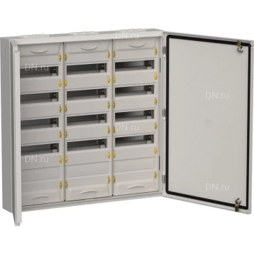 Корпус навесной IEK TITAN 5 ЩРн-180 (3х60) 140х830х835мм, металлический, IP54, цвет - серый TI5-50-N-3X060-54-7035