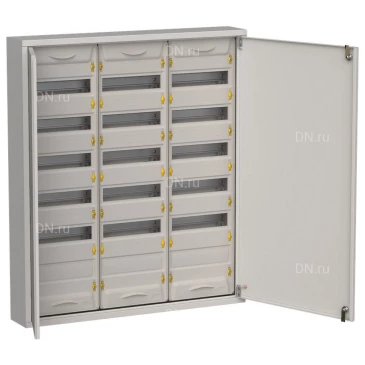 Корпус навесной IEK TITAN 5 ЩРн-216 (3х72) 140х830х960мм, металлический, IP31, цвет - серый TI5-50-N-3X072-31-7035