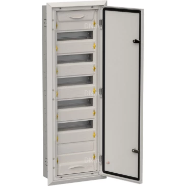 Корпус встраиваемый IEK TITAN 5 ЩРв-72 (1х72) 130х365х1005мм, металлический, IP31, цвет - серый TI5-50-V-072-31-7035