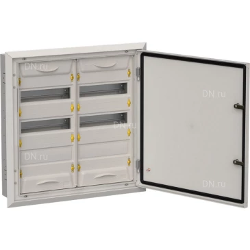 Корпус встраиваемый IEK TITAN 5 ЩРв-72 (2х36) 130х625х630мм, металлический, IP31, цвет - серый TI5-50-V-2X036-31-7035