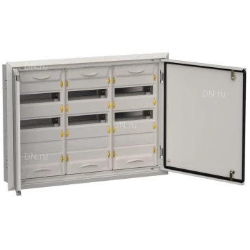 Корпус встраиваемый IEK TITAN 5 ЩРв-108 (3х36) 130х885х630мм, металлический, IP31, цвет - серый TI5-50-V-3X036-31-7035