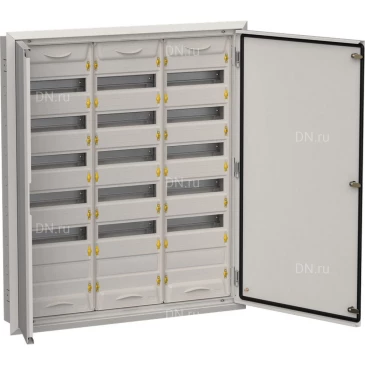 Корпус встраиваемый IEK TITAN 5 ЩРв-216 (3х72) 130х885х1005мм, металлический, IP31, цвет - серый TI5-50-V-3X072-31-7035