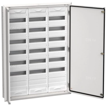 Корпус встраиваемый IEK TITAN 5 ЩРв-252 (3х84) 130х885х1130мм, металлический, IP31, цвет - белый TI5-50-V-3X084-31