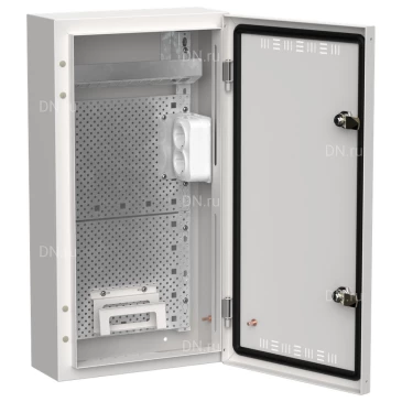 Корпус навесной IEK TITAN 5 ЩРн-36 (1х36) 140х310х585мм, мультимедиа, IP30, цвет - белый TI5-51-N-036-30