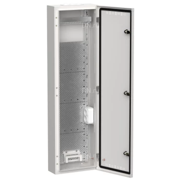 Корпус навесной IEK TITAN 5 ЩРн-84 (1х84) 140х310х1085мм, мультимедиа, IP30, цвет - белый TI5-51-N-084-30