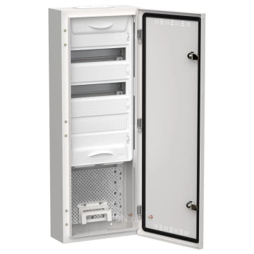 Корпус навесной IEK TITAN 5 ЩРн-36 (1х60) 140х310х835мм, комбинированный, IP30, цвет - белый TI5-51-N-1X060-30