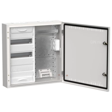 Корпус навесной IEK TITAN 5 ЩРн-36 (2х36) 140х570х585мм, комбинированный, IP30, цвет - белый TI5-51-N-2X036-30