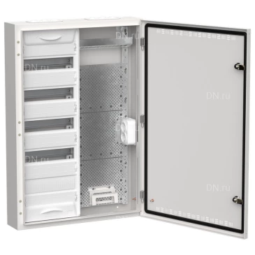 Корпус навесной IEK TITAN 5 ЩРн-60 (2х60) 140х570х835мм, комбинированный, IP30, цвет - белый TI5-51-N-2X060-30