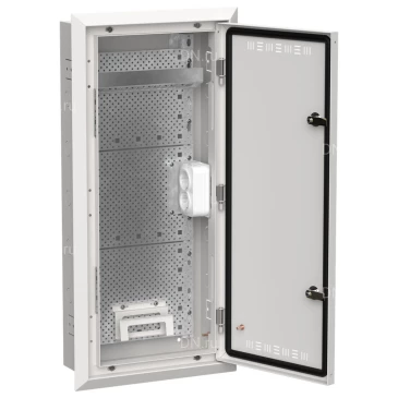 Корпус встраиваемый IEK TITAN 5 ЩРв-48 (1х48) 130х365х755мм, мультимедиа, IP30, цвет - белый TI5-51-V-048-30