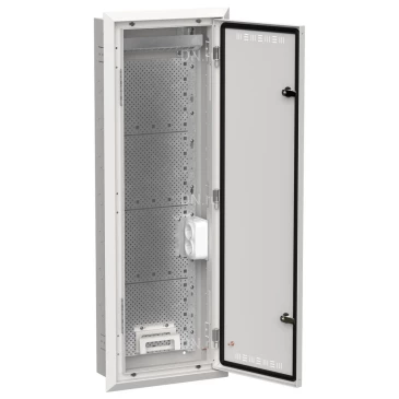 Корпус встраиваемый IEK TITAN 5 ЩРв-72 (1х72) 130х365х1005мм, мультимедиа, IP30, цвет - белый TI5-51-V-072-30