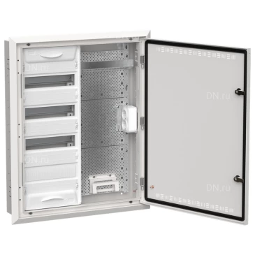 Корпус встраиваемый IEK TITAN 5 ЩРв-48 (2х48) 130х625х755мм, комбинированный, IP30, цвет - белый TI5-51-V-2X048-30