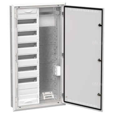 Корпус встраиваемый IEK TITAN 5 ЩРв-84 (2х84) 130х625х1130мм, комбинированный, IP30, цвет - белый TI5-51-V-2X084-30