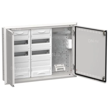 Корпус встраиваемый IEK TITAN 5 ЩРв-72 (3х36) 130х885х630мм, комбинированный, IP30, цвет - белый TI5-51-V-3X036-30