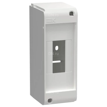 Корпус навесной IEK UNION Mini КМПн-2 66х51х139мм без двери, пластиковый, модулей - 2, рядов - 1, IP20, цвет - белый UIM-KP71-N-02-20-K01